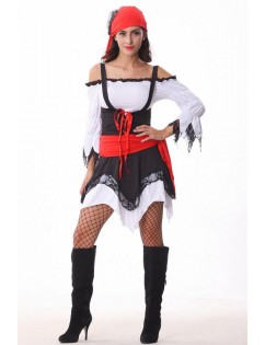 Black White Beauty Pirate Costume