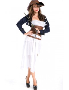 Coffee Beauty Pirate Captain Costume