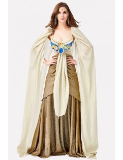 Bronze Cleopatra Dress Sexy Halloween Costume