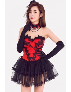 Red Dancer Dress Sexy Halloween Costume
