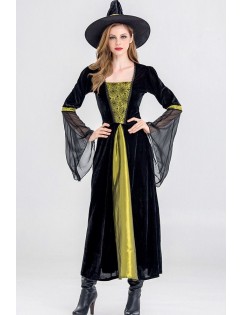 Black Wicked Witch Halloween Cosplay Costume