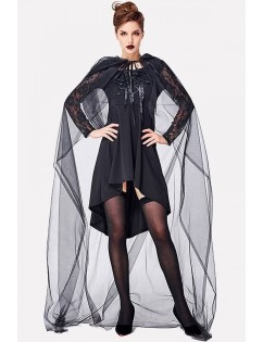 Black Witch Dress Halloween Cosplay Costume