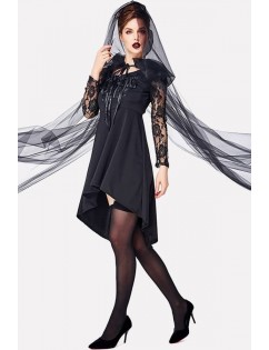 Black Witch Dress Halloween Cosplay Costume