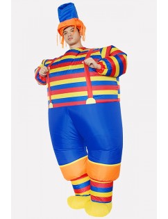 Men Multi Clown Inflatable Adult Cute Carnival Costume